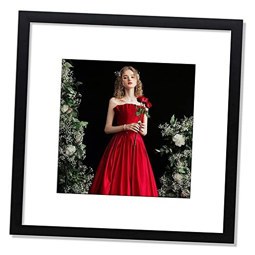 17x17 Black Frame for 17x17 or 13x13 Photos No Mat Needed