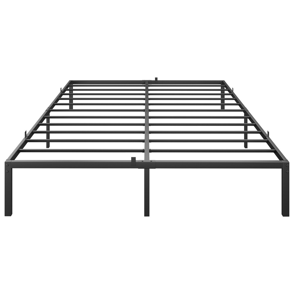 Queen Bed Frame, 14 Inch Queen Size Metal Bed Frame with Storage Space Under Bed