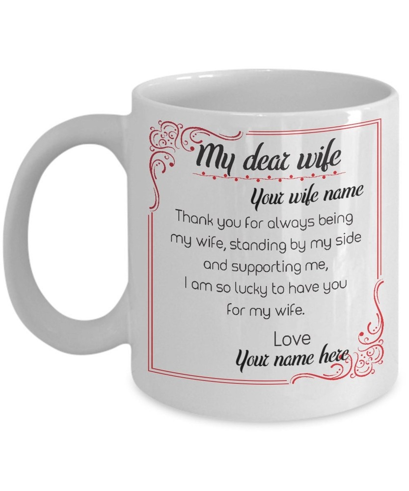Wife Mug Custom Mug Wife Gift Custom Wife Gift Wife Coffee Mug Personalized