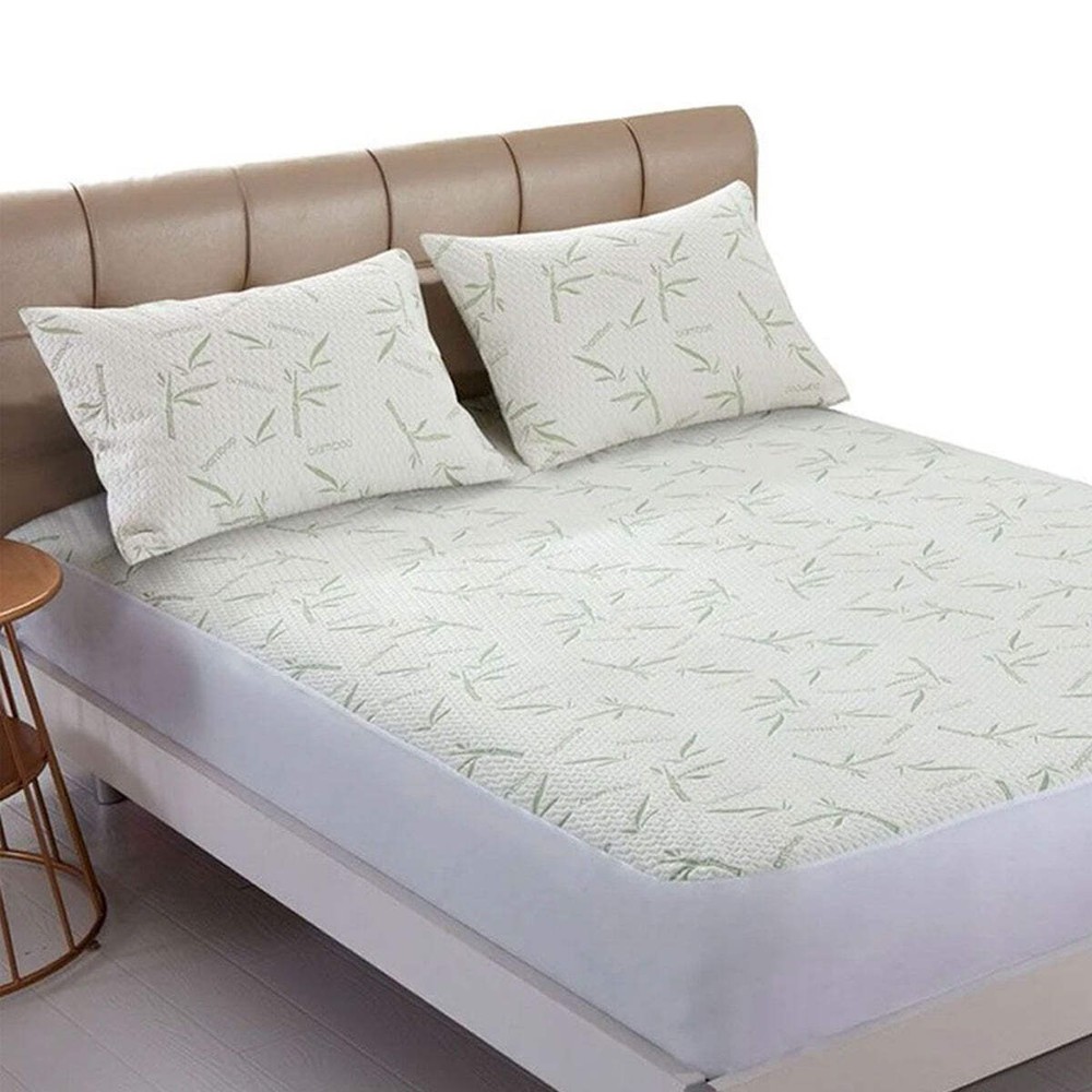 NNEDSZ Alastair's Bamboo Waterproof Queen Mattress Protector – Soft & Breathable