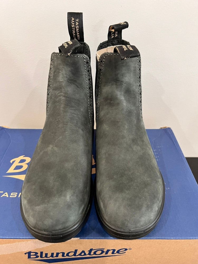 Blundstone 1630 Womens Rustic Black Elastic Sided Boot AUS 3.5