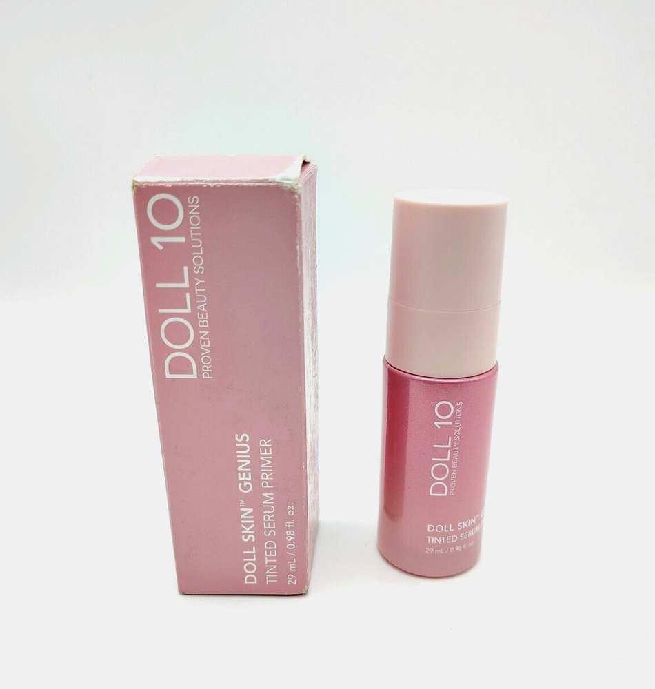 Doll 10 SKIN GENIUS Tinted Serum Primer - SHADE 1- Full Size 0.98 oz New