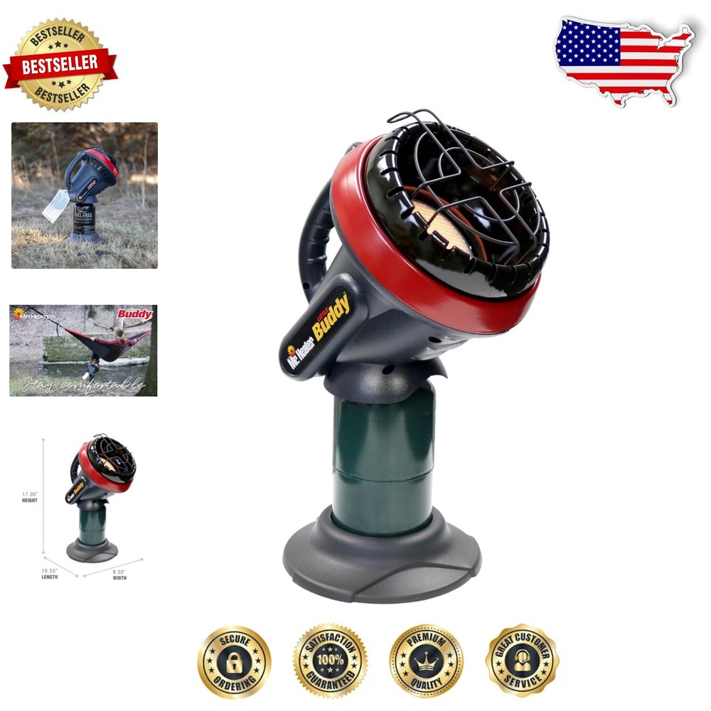 MH4B Little Buddy Indoor Propane Heater - Portable, Safe & High Efficiency