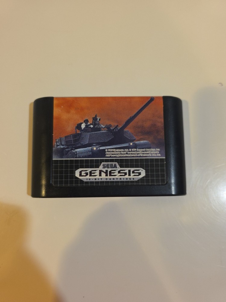 M-1 Abrams Battle Tank (Sega Genesis, 1991) Authentic, Cleaned, Tested