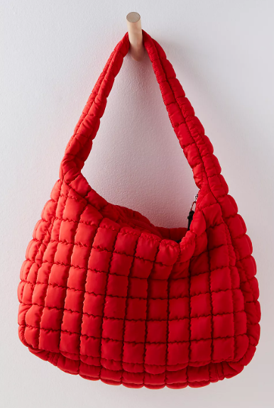 FREE PEOPLE Quilted Carryall Bag Chefs Kiss NWT Limited Time Offer-image