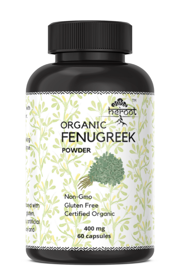 Fenugreek Capsules 500mg - Natural Herbal Supplement for Digestive & Hormonal