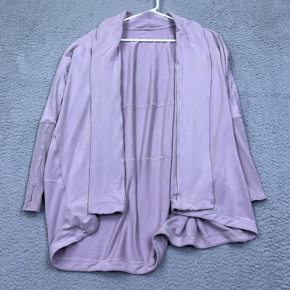 Lululemon Back In Action Wrap Smoky Blush Modal French Terry W3BVCS Size 2XL 20*