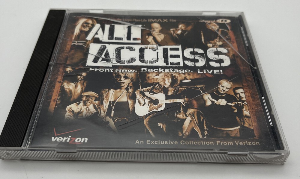 All Access Front Row Backstage Live! Exclusive Collection From Verizon Audio CD