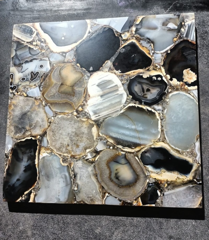 Wild Agate Coffee Table Square Console Side Table Cyber Monday Deal