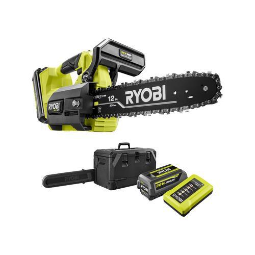 Ryobi 36V 12” 30cm HP™ Brushless Top Handle Chainsaw 4.0Ah Kit R36XCHS14