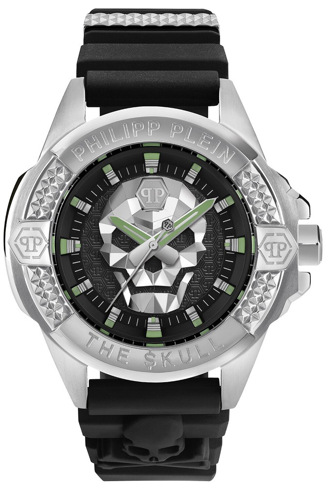 Philipp Plein Unisex Watch The Skull Black/Steel PWAAA0121