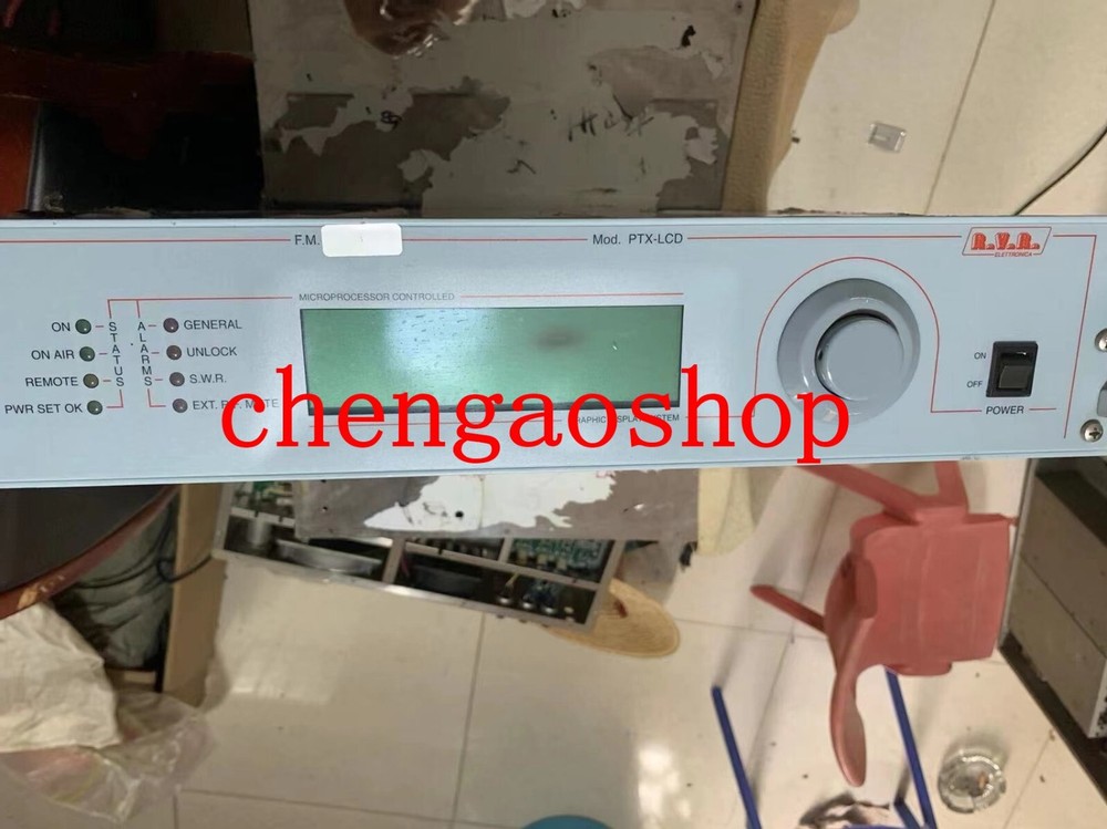 1PCS USED RVR PTX-LCD 30W FM broadcast Via DHL or FedEX