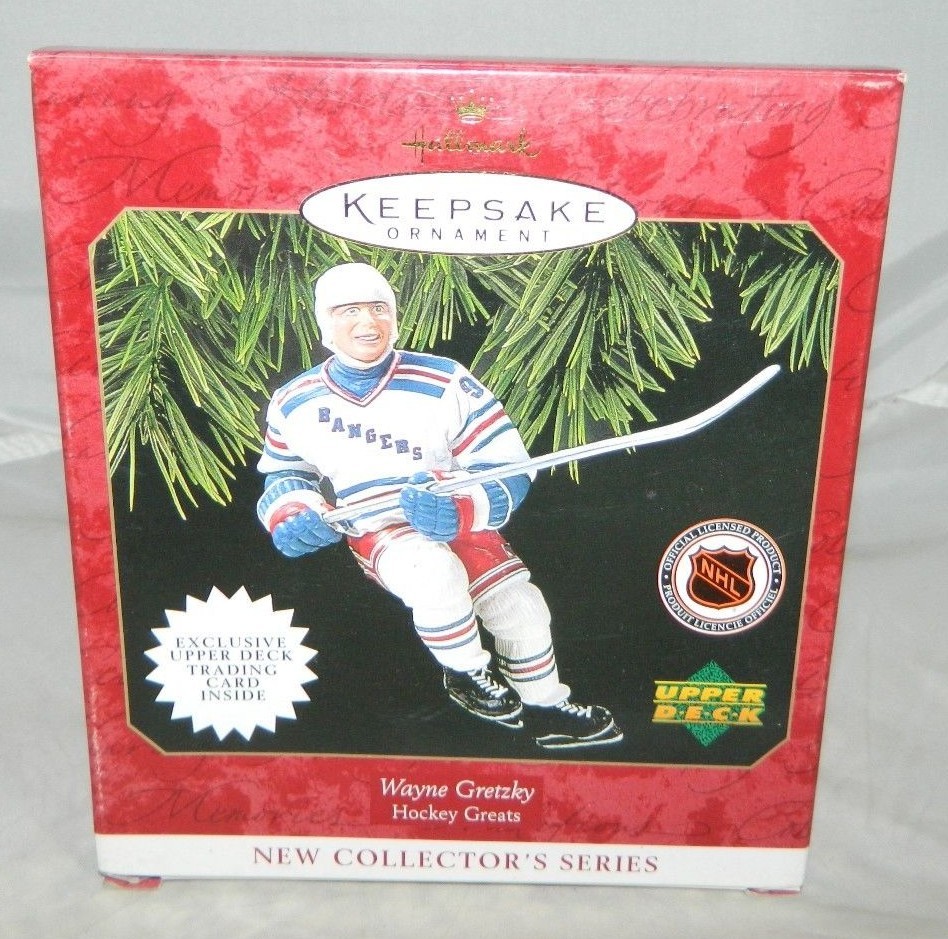 1997 Hallmark Keepsake Wayne Gretzky NHL Christmas Ornament by Upper Deck