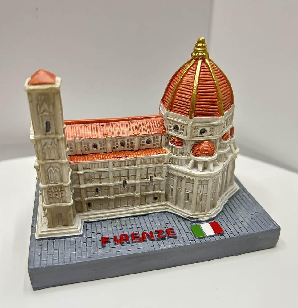 3D Resin Florence Cathedral Souvenir Desk Ornament Italy Gift