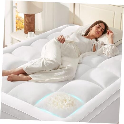 Mattress Topper Queen for Back Pain, Memory Foam Pillow Top Mattress Topper