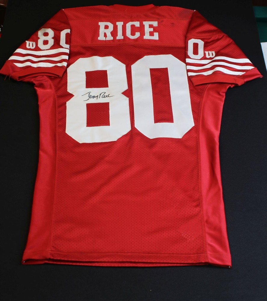 Jerry Rice San Francisco 49ers Game Worn & Signed Jersey, JSA & Grey Flannel COA