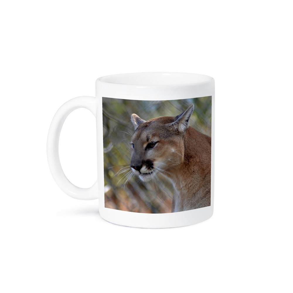 3DRose Cougar in Deep Thought Photo Mug