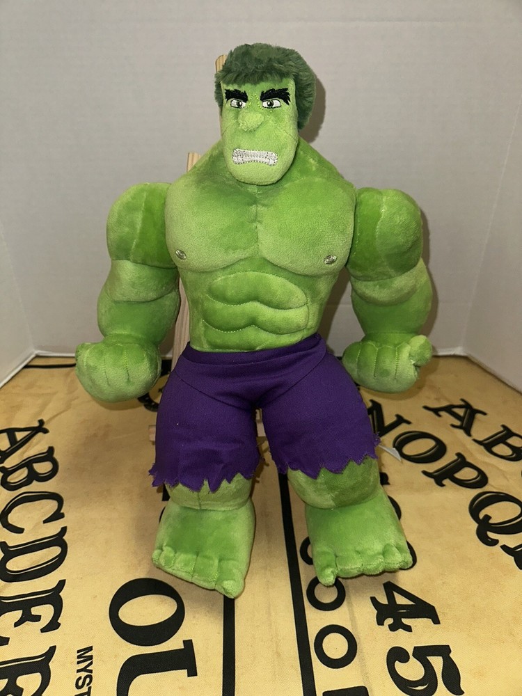 Disney Marvel The Hulk 16 inch Posable Plush - NEW No Tag Christmas Gift Holiday