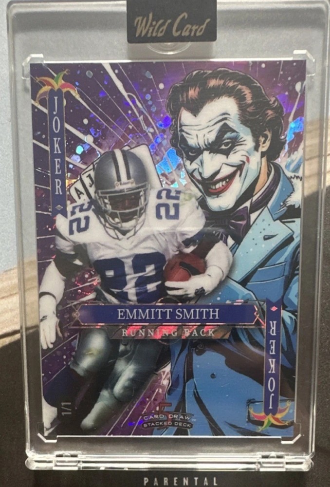 1/1 Emmitt Smith Dallas Cowboys 2025 Sports Trading Card