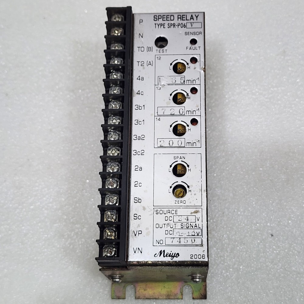 MEIYO SPR-P06-V SPEED RELAY DC 24V