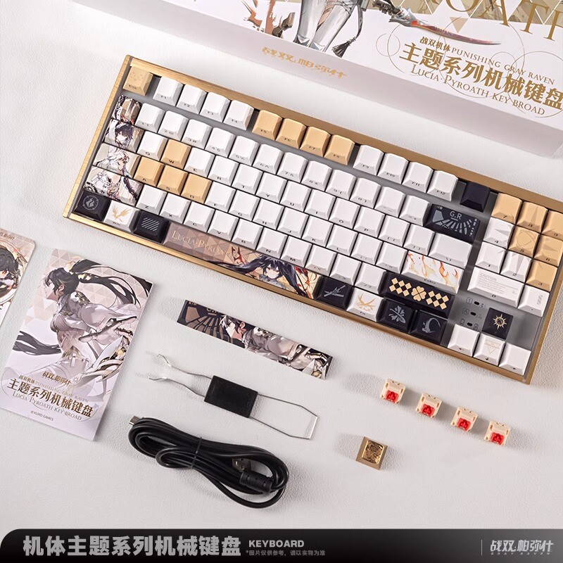 Presale GRAY RAVEN：PUNISHING Lucia RGB Keyboard Mechanical Keyboards 89 keys-image