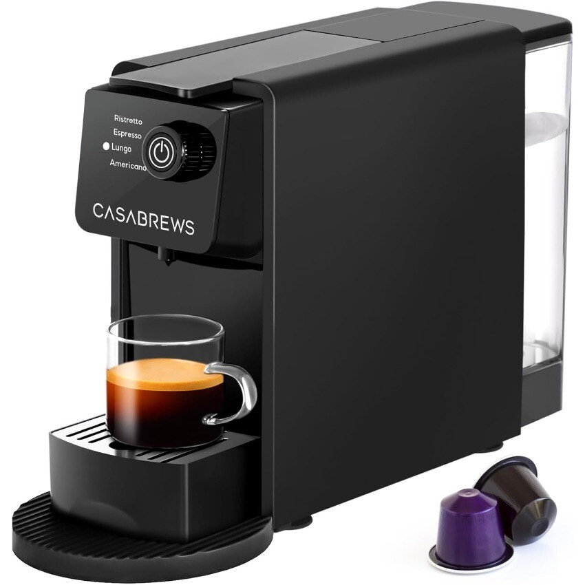 CASABREWS CM7036E Espresso Machine Compatible with Nespresso Original Pods