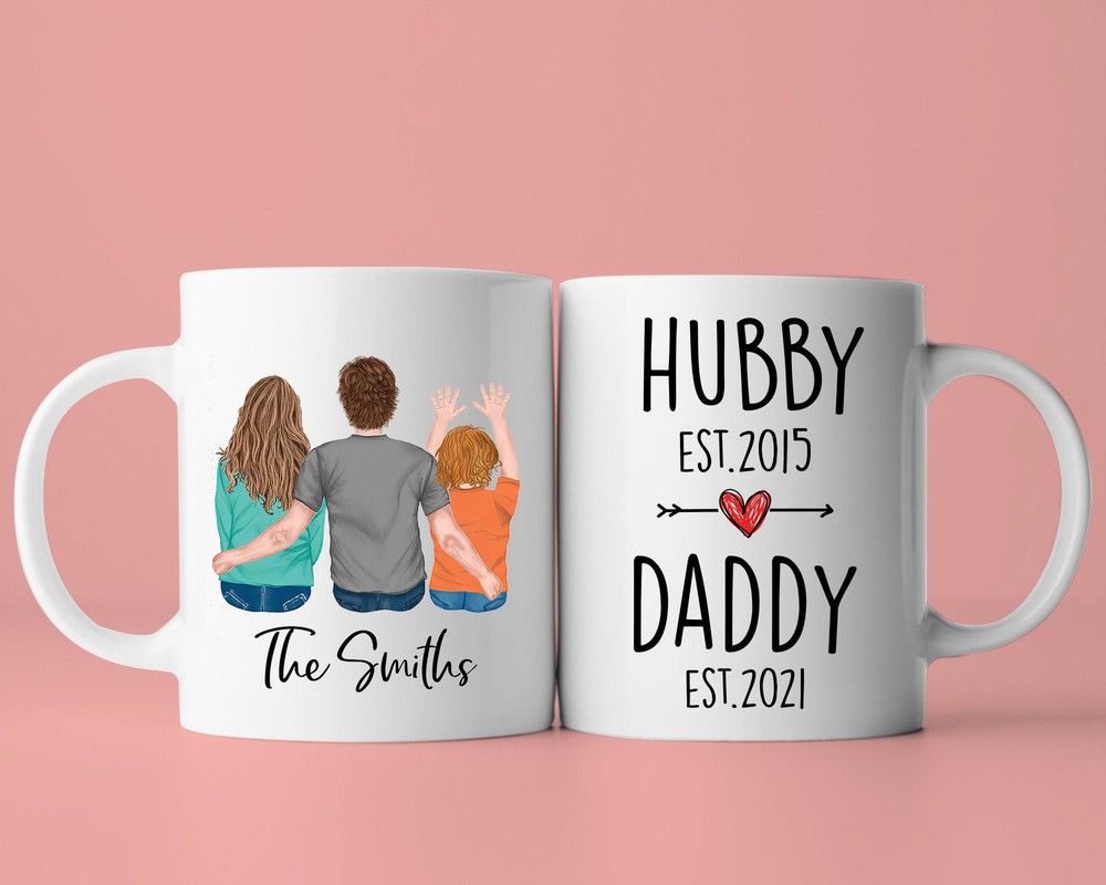 Personalized Hubby Daddy Mug Father's Day Gift For Husband First Father Day Mug