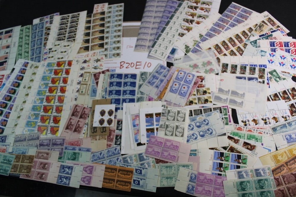 CKStamps : Fabulous Mint US Plate Blocks Stamps Collection ( Face Value $110.00