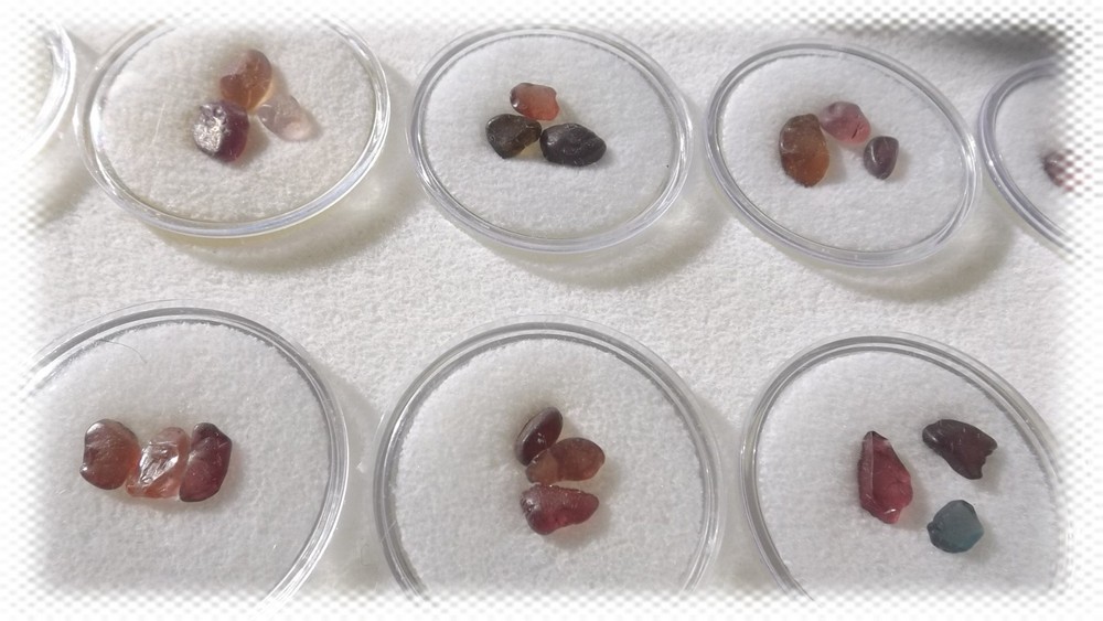 10ct LOT MIXED COLORS TANZANIA SAPPHIRE SPINEL TOURMALINE GEMSTONE ROUGH CRYSTAL