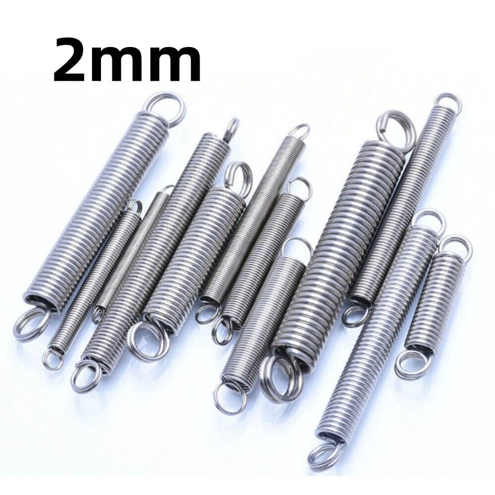 Stainless Steel 2mm Expansion Tension Springs for Extending Applications  