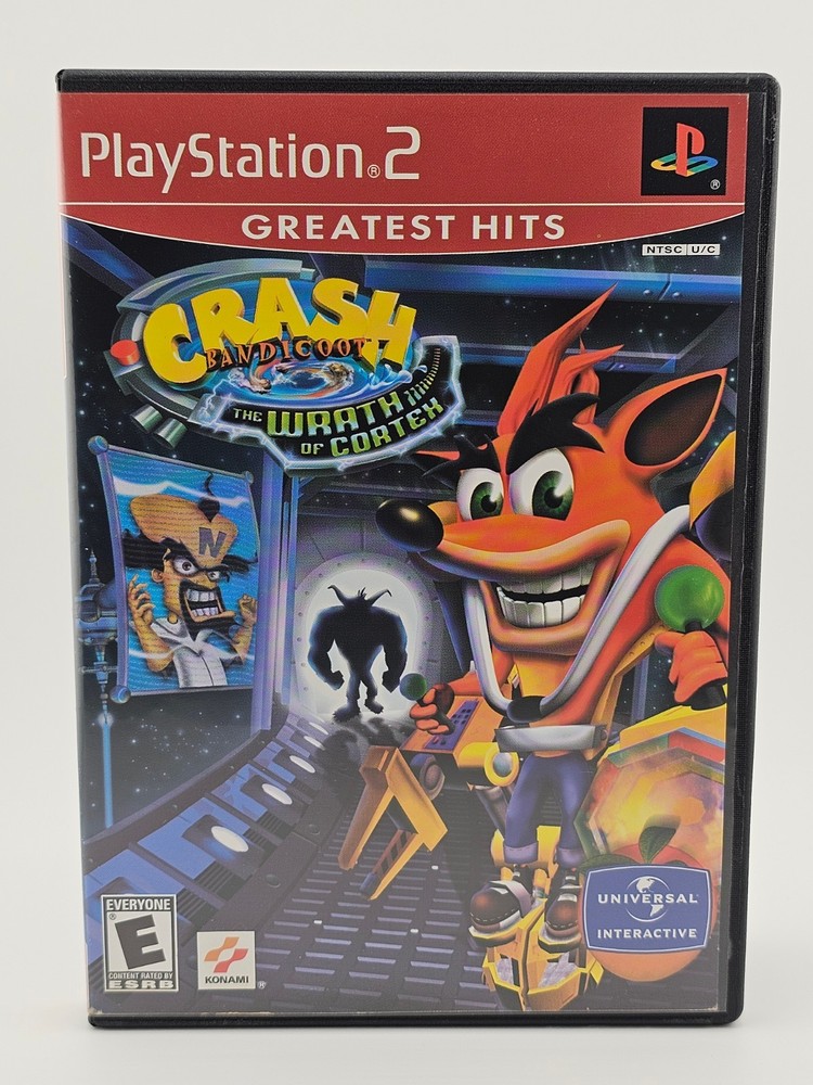 Sony Playstation 2 PS2 Crash Bandicoot Wrath Of Cortex CIB Cleaned & Tested