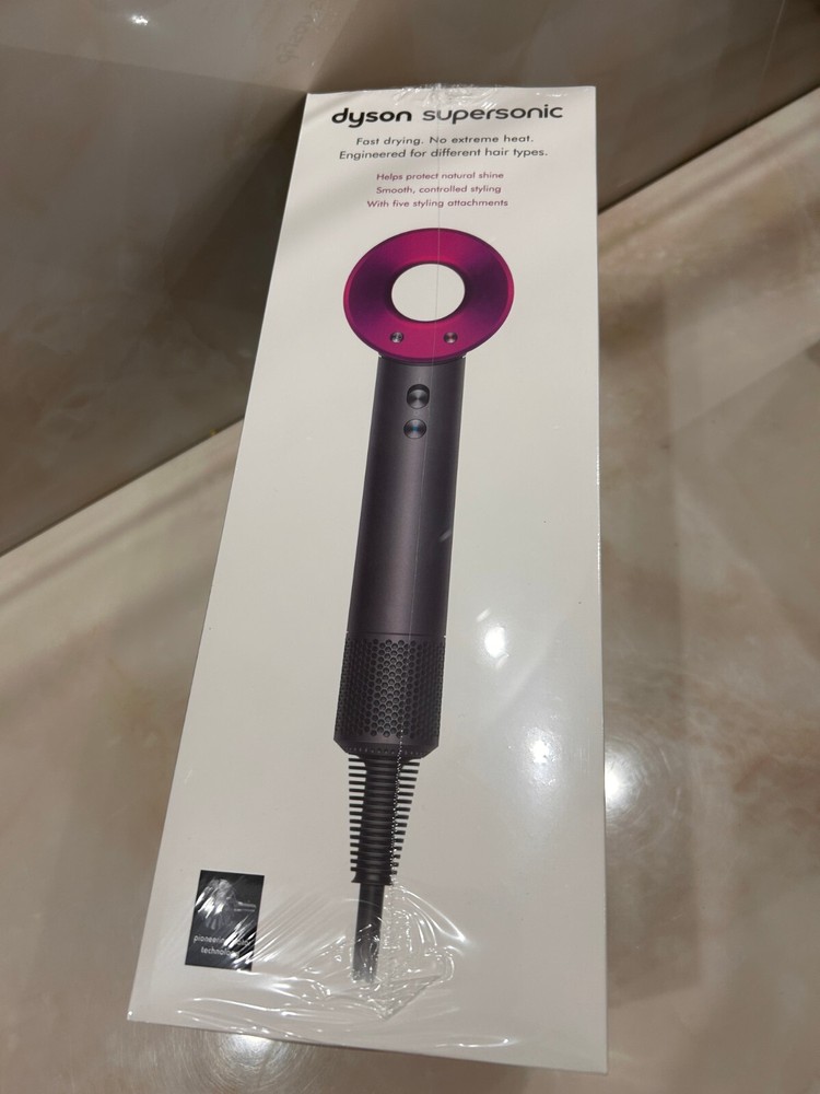 NEW HD O8 Supersonic Ionic Hair Dryer  – Iron/Fuchsia (100% SEALED BOX)