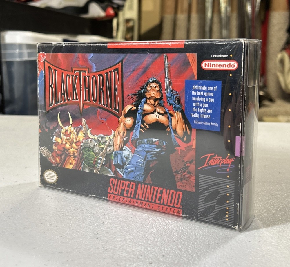 PRISTINE Blackthorne Super Nintendo Entertainment System SNES 1994 Authentic