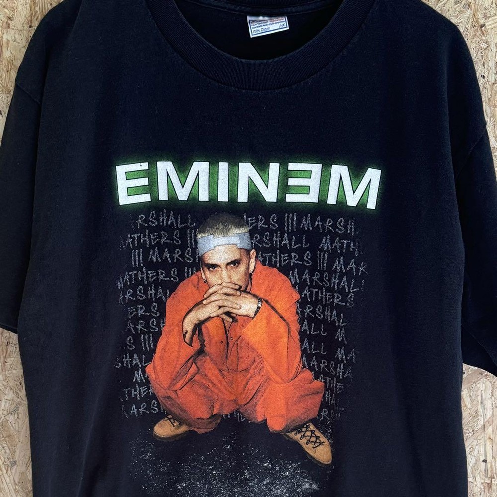 Eminem Criminal Tour Fall 2000 Black Shirt All Sport Events Size Large rare