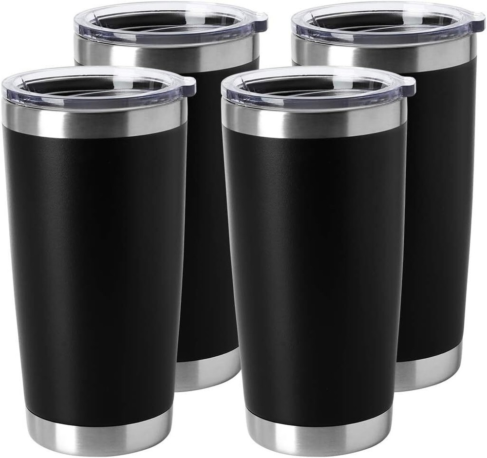 HASLE OUTFITTERS 20oz Insulated Stainless Steel Tumblers Bulk Pack Travel Cups