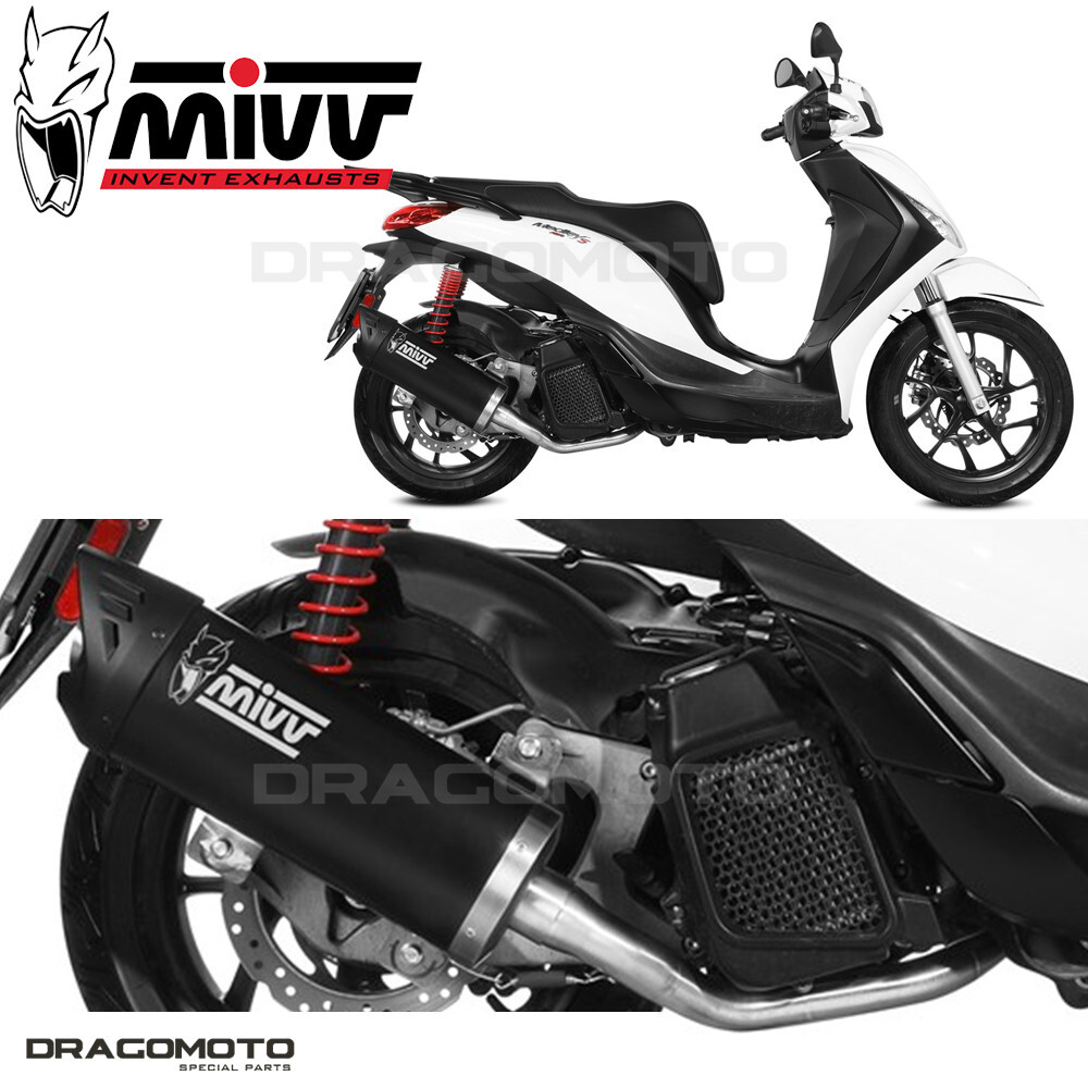 Full exhaust PIAGGIO MEDLEY 150 S 2021 2022 MIVV Mover Black