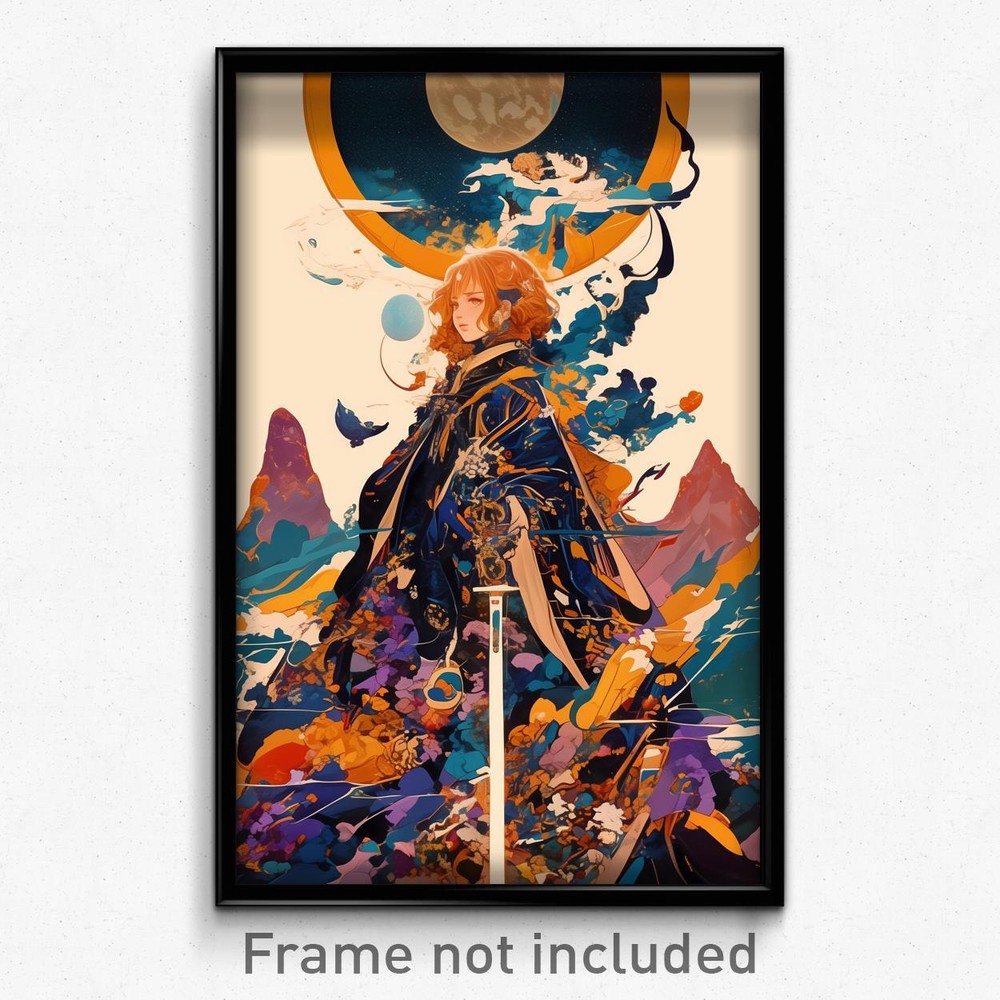 Psychedelic Retro Film Art Poster Complicated Abbey Weird Movie Print