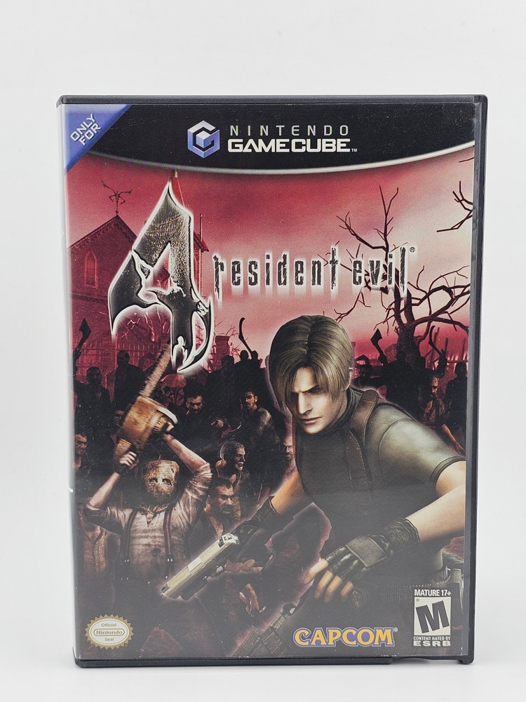 Nintendo Gamecube Resident Evil 4 CIB Cleaned & Tested