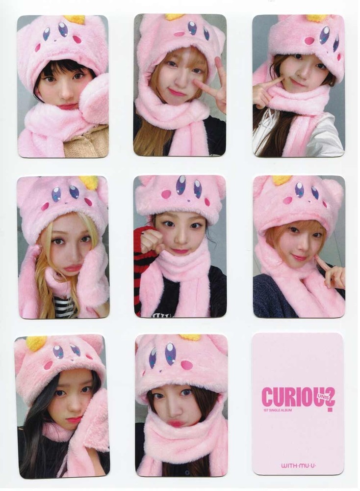 UNIS - 1st Single CURIOUS [WITHMUU] 1102 FANSIGN EVENT EXCLUSIVE PHOTOCARD