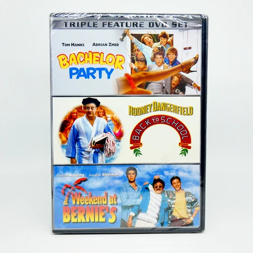 Back to School Weekend at Bernies Bachelor Party 3 DVD Triple Feature-image