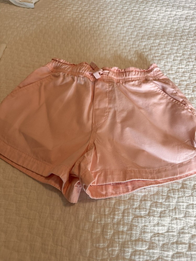 GAP KIDS Girl’s Twill Shorts front & back pockets, Elastic Waist Medium 7/8 NWOT