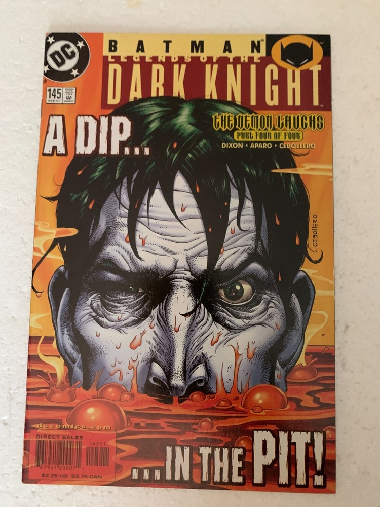Batman Legends of the Dark Knight #145 VF+ 2001 Joker Cover DC Comics
