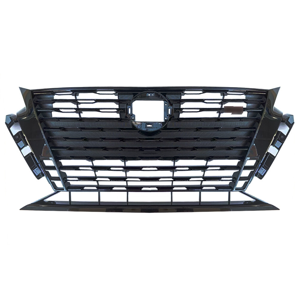 For 2023 2024 Nissan Altima SR Front Bumper Upper Grille Assembly Black Trim