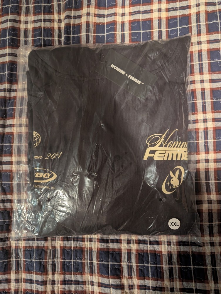 Homme Femme x Playboy Collab Hoodie Sz XXL New W/ Tags Retail Is $150-$198