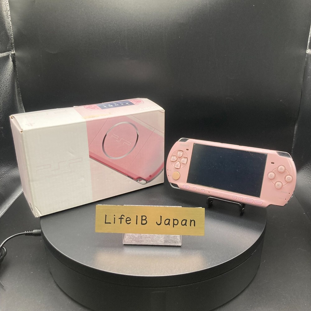 SONY Playstation Portable PSP-3000 Blossom Pink No Battery RARE Color in Box