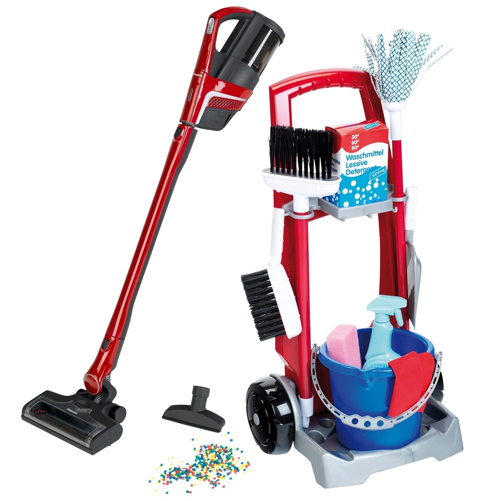 Theo Cleaning Trolley w/Miele Triflex Vacuum Cleaner, Multicolor (6067)