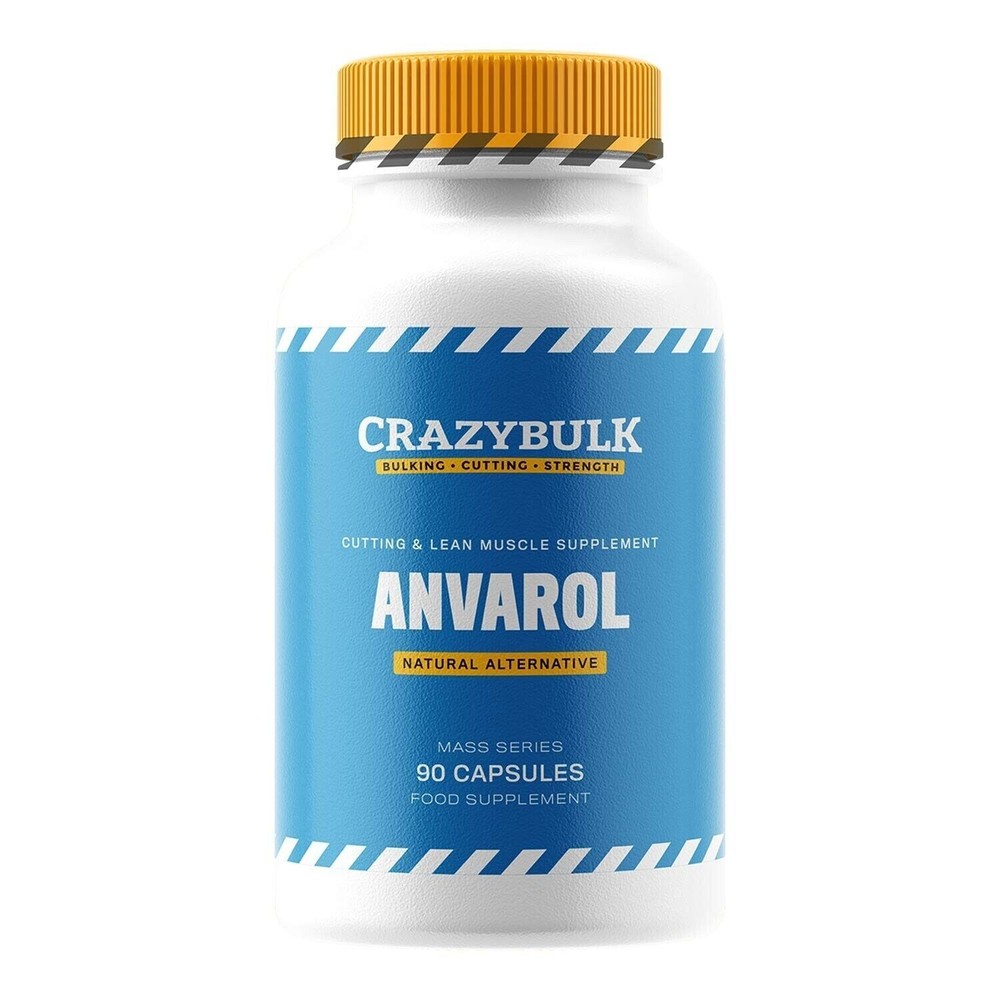 CrazyBulk ANVAROL for Cutting & Lean Muscle Supplement - 90 Capsules FAST SHIP