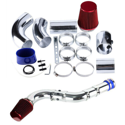 Universal 3in Performance Cold Air Filter Feed Induction Intake Pipe Hose Kit