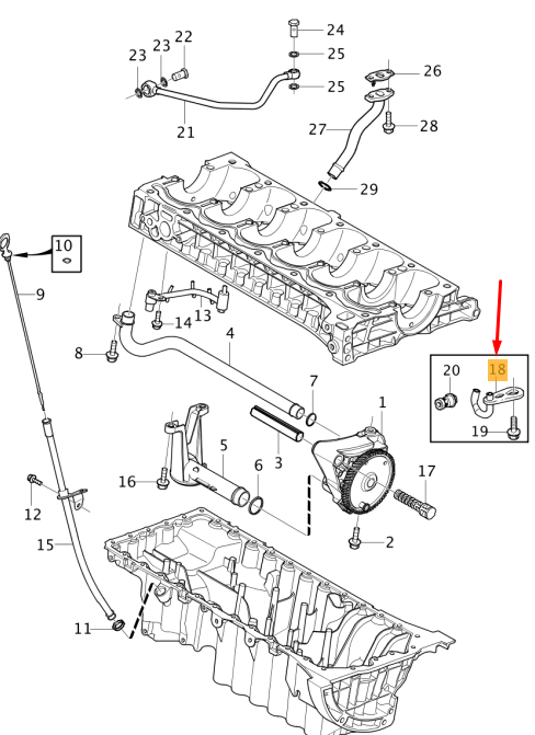 VOLKO V60 MK1 Genuine Piston Cooling Jet 30684247 New OEM Part