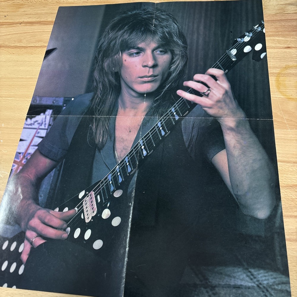 Vintage Randy Rhoads Pullout Poster